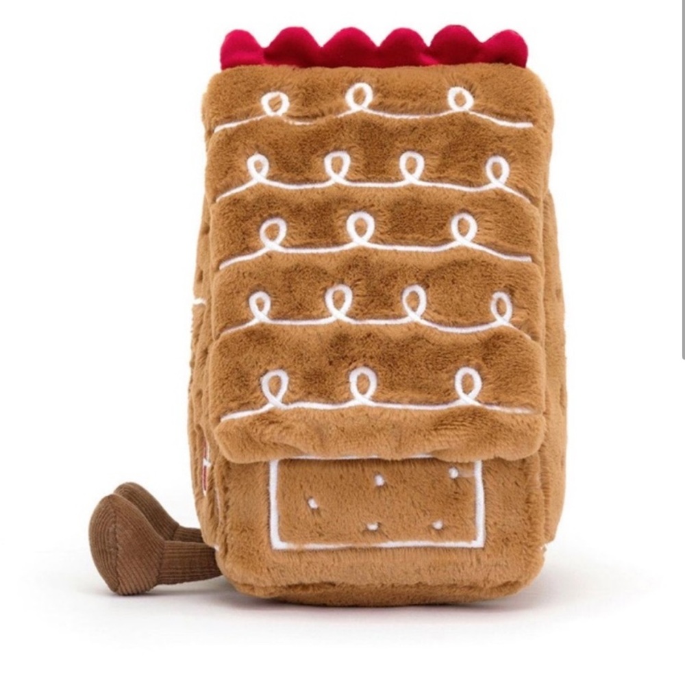 Jellycat Gingerbread House - Picture 2 of 4